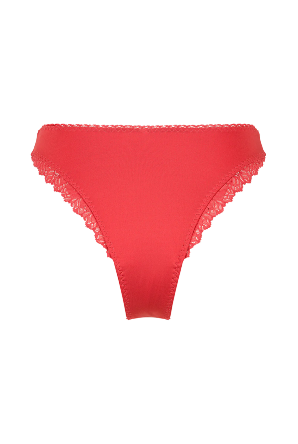 Tanga menstruel sexy rouge regles femme lingerie