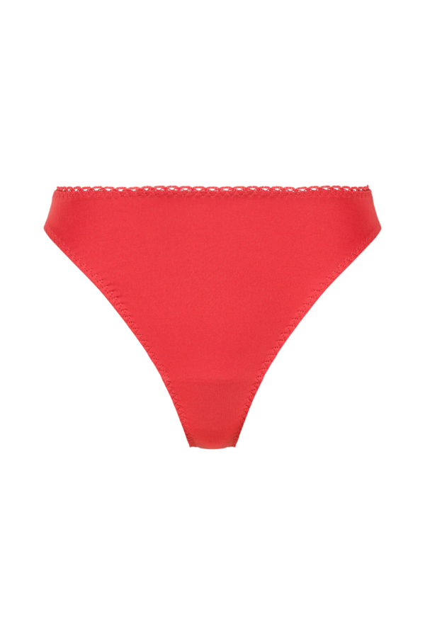 Tanga menstruel sexy rouge regles femme lingerie