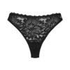 tanga noir dentelle lingerie sexy femme écoresponsable recyclée engagée