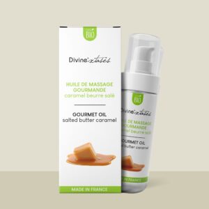 huile de massage caramel